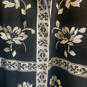 Nygard Dress coat. Black & Whire